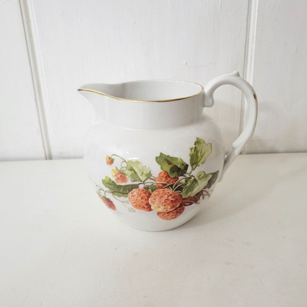 Edwin M. Knowles Strawberry Pitcher